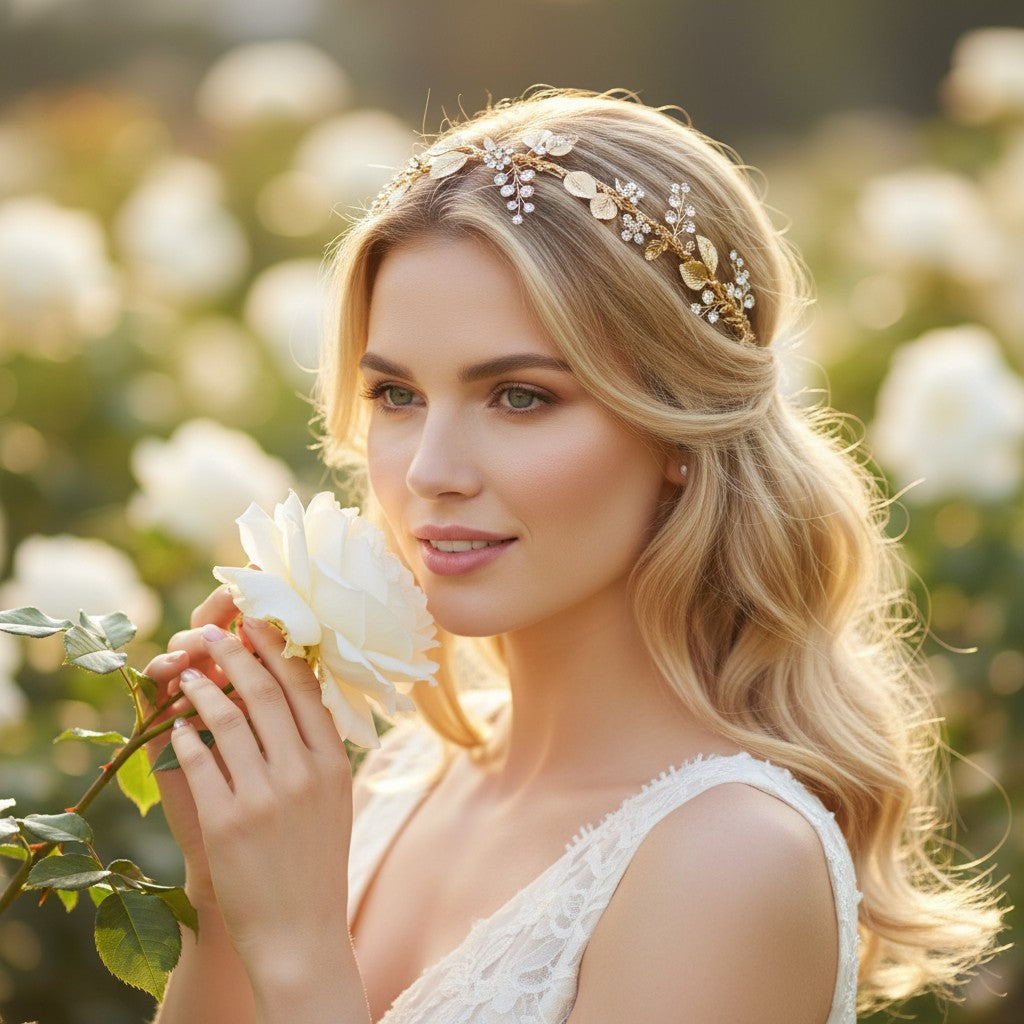 ATHENA COLLECTION - DAZZLING LUXE HAIR VINE - HP180 DARK GOLD