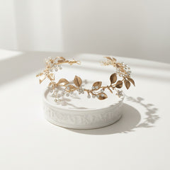 ATHENA COLLECTION - DAZZLING LUXE HAIR VINE - HP180 DARK GOLD