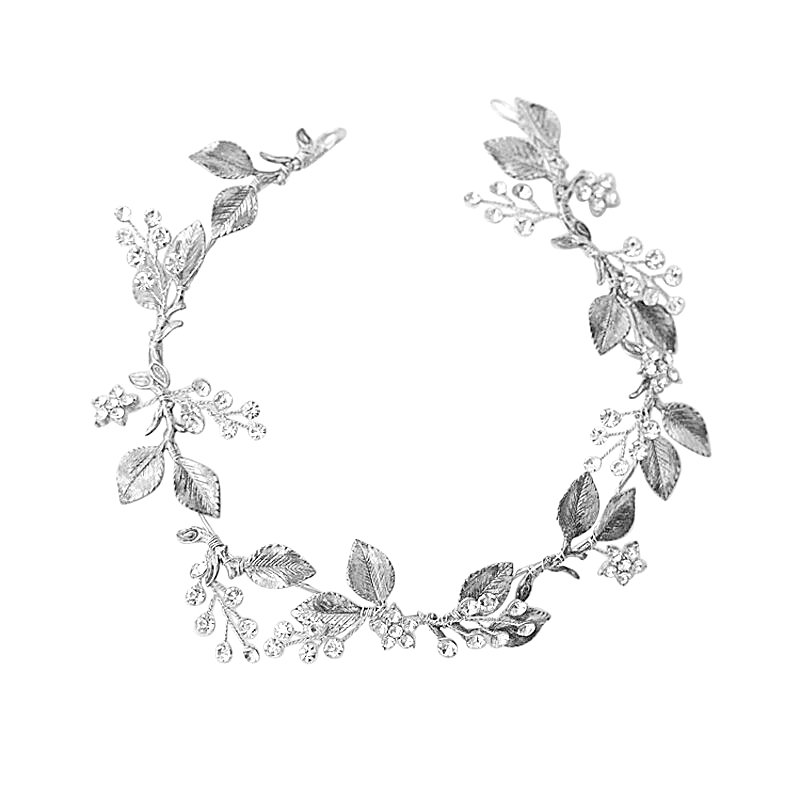 ATHENA COLLECTION - DAZZLING LUXE HAIR VINE - HP180 SILVER