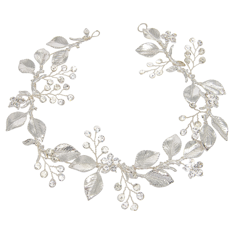ATHENA COLLECTION - DAZZLING LUXE HAIR VINE - HP180 SILVER