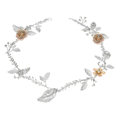 ATHENA COLLECTION - GLITZY PINK BLUSH VINE - HP163 SILVER