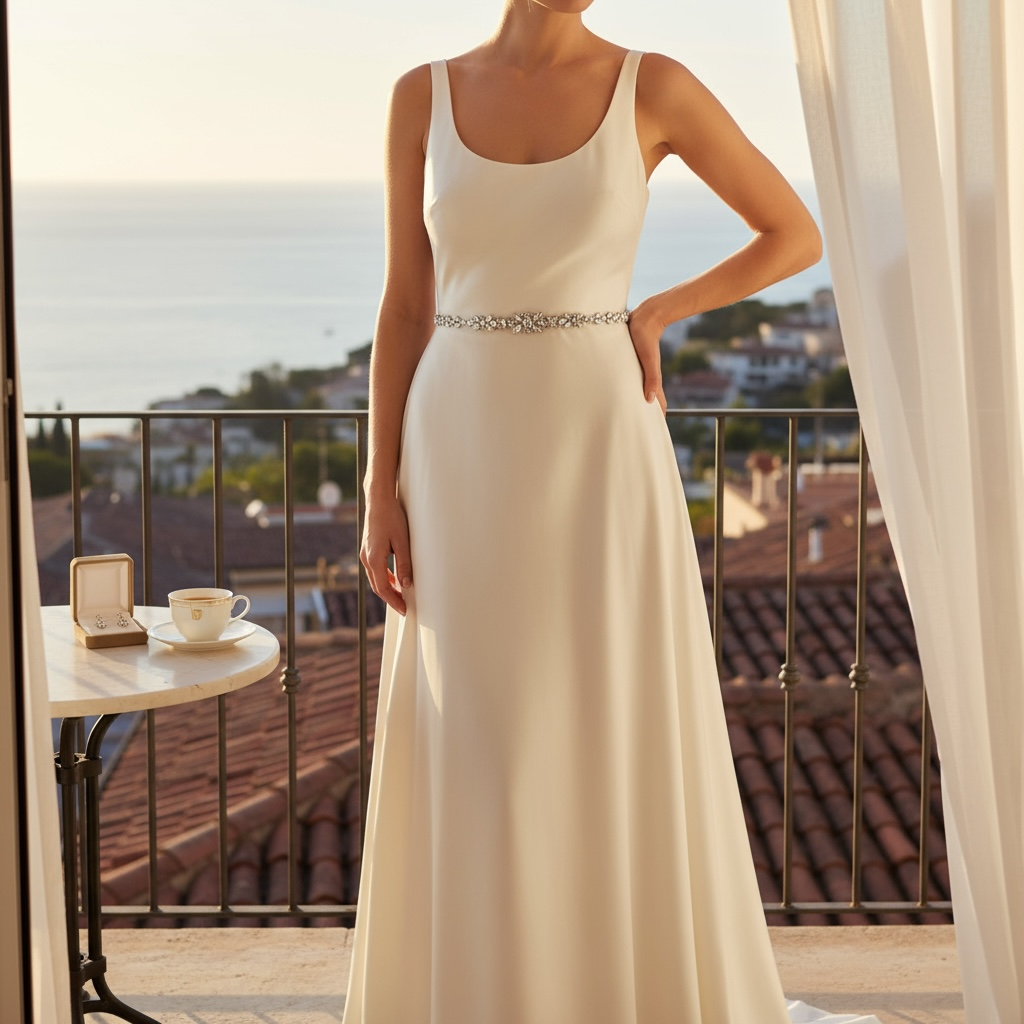 ATHENA COLLECTION - SIMPLY CHIC BRIDAL BELT - BELT 33