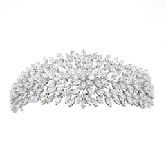 CUBIC ZIRCONIA COLLECTION - LUXE GLAM HEADBAND - AHB37