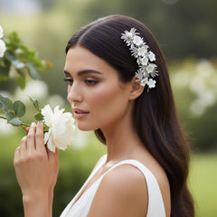 ATHENA COLLECTION - CHARLOTTE HEADPIECE -HC203  SILVER