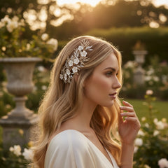 ATHENA COLLECTION - CHARLOTTE HEADPIECE -HC203  GOLD