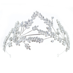 CUBIC ZIRCONIA COLLECTION - STATEMENT COUTURE HEADPIECE - AHB107