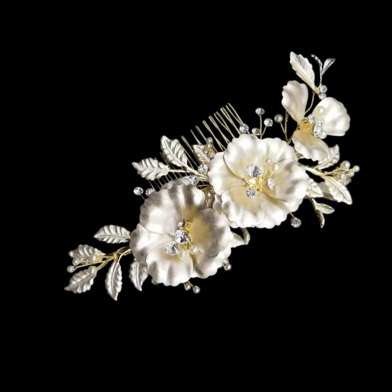 ATHENA COLLECTION - SHIMMERING BRIDAL COMB - HC212