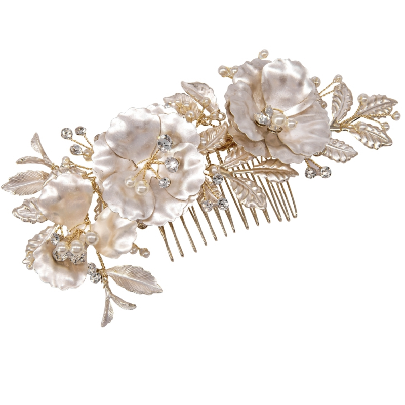 ATHENA COLLECTION - SHIMMERING BRIDAL COMB - HC212