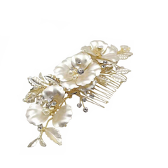 ATHENA COLLECTION - SHIMMERING BRIDAL COMB - HC212