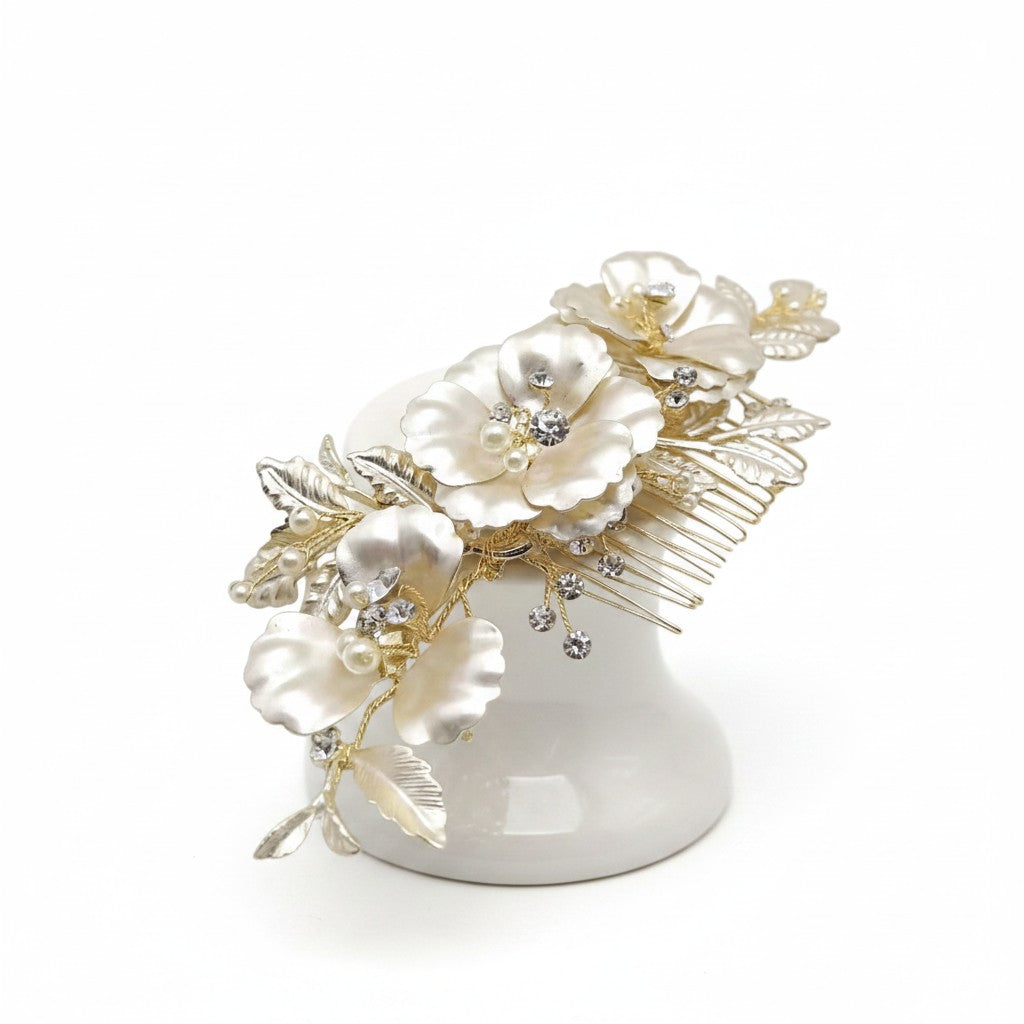 ATHENA COLLECTION - SHIMMERING BRIDAL COMB - HC212