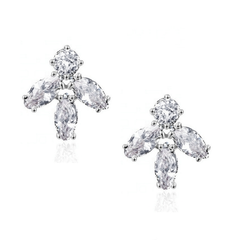 CUBIC ZIRCONIA COLLECTION - DAINTY DAZZLE EARRINGS - CZER532