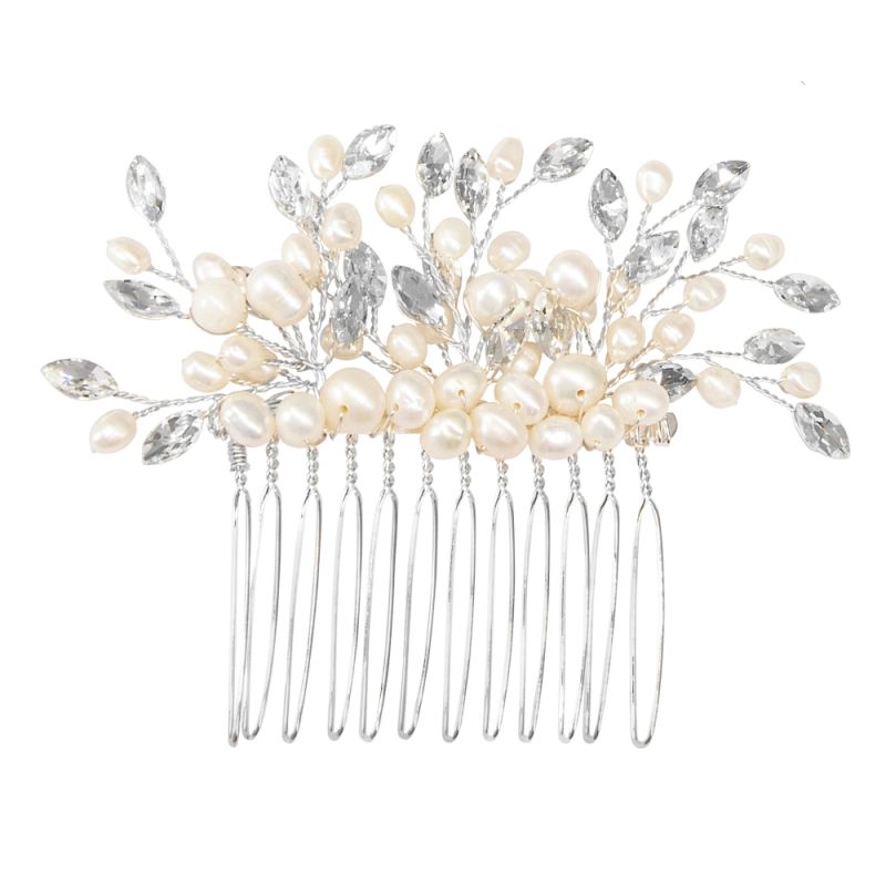 ATHENA COLLECTION - GRACE PEARL HAIR COMB - HC213