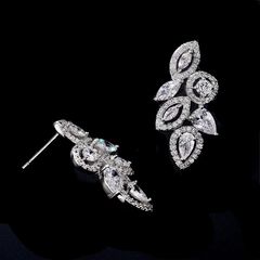 CUBIC ZIRCONIA COLLECTION - ART DECO  EARRINGS - CZER538