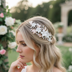 ATHENA COLLECTION - BLUSH BEAUTY HAIR COMB - HC216