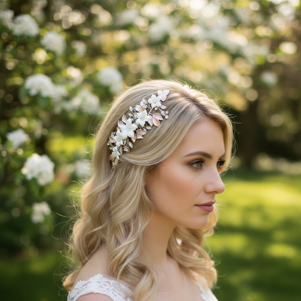 ATHENA COLLECTION - BLUSH BEAUTY HAIR COMB - HC216