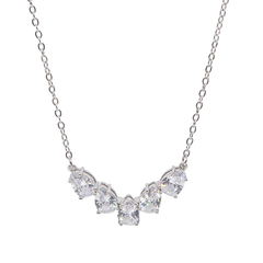 CUBIC ZIRCONIA COLLECTION - CRYSTAL GLAM NECKLACE - CZNK 117
