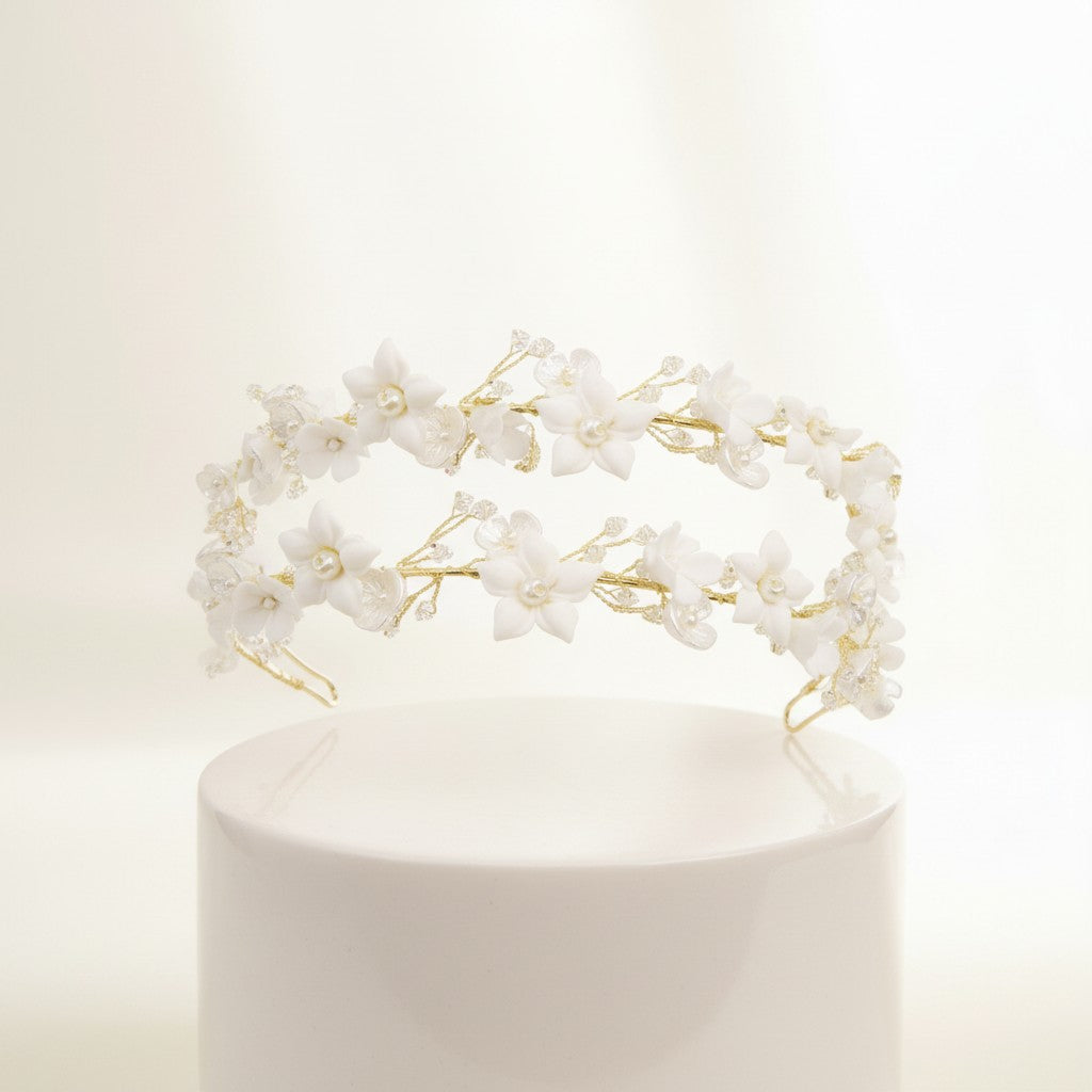 ATHENA COLLECTION - ETERNALLY CHIC HEADBAND - AHB60 18K GOLD PLATED