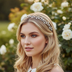SASSB COLLECTION - LUXE VINE HEADBAND - HDB44 SILVER