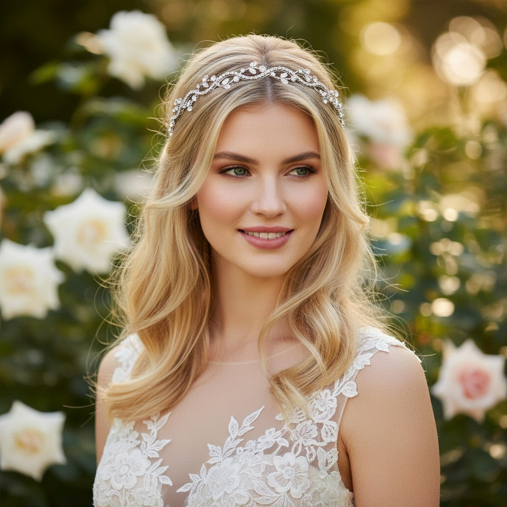 SASSB COLLECTION - LUXE VINE HEADBAND - HDB44 SILVER