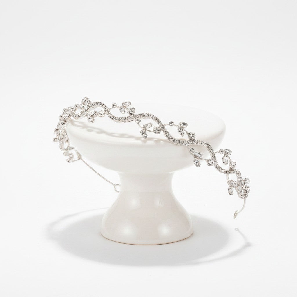 SASSB COLLECTION - LUXE VINE HEADBAND - HDB44 SILVER