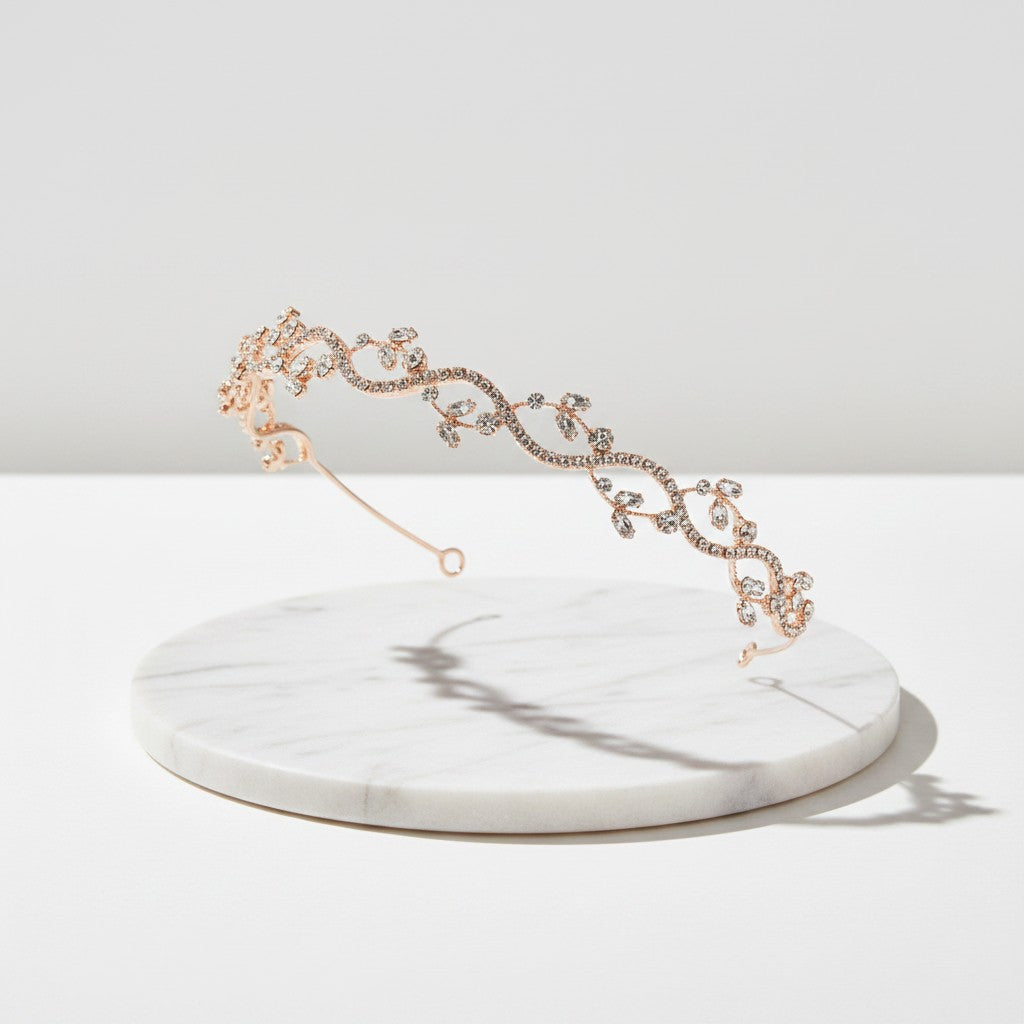 SASSB COLLECTION - LUXE VINE HEADBAND - HDB44 ROSE GOLD