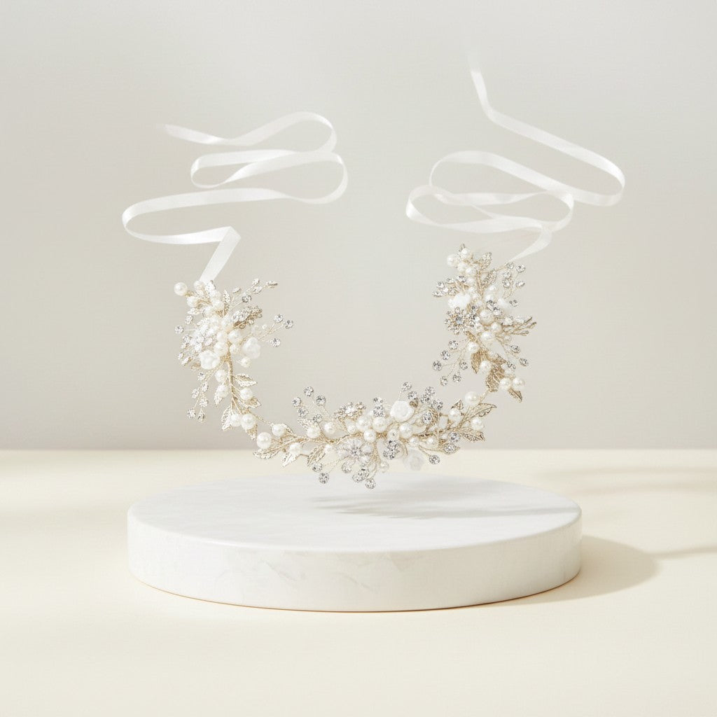 ATHENA  COLLECTION - VINTAGE LUXE VINE - HP184 SILVER