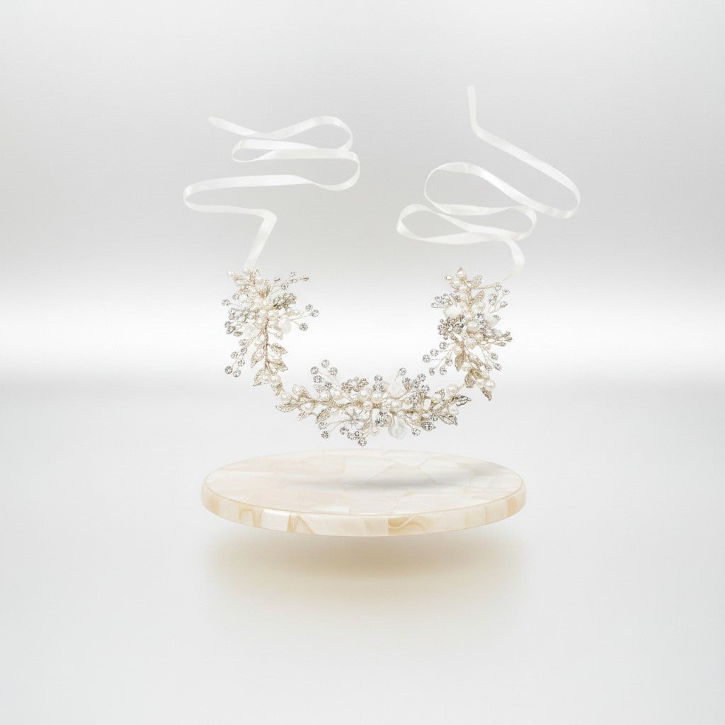 ATHENA  COLLECTION - VINTAGE LUXE VINE - HP184 SILVER