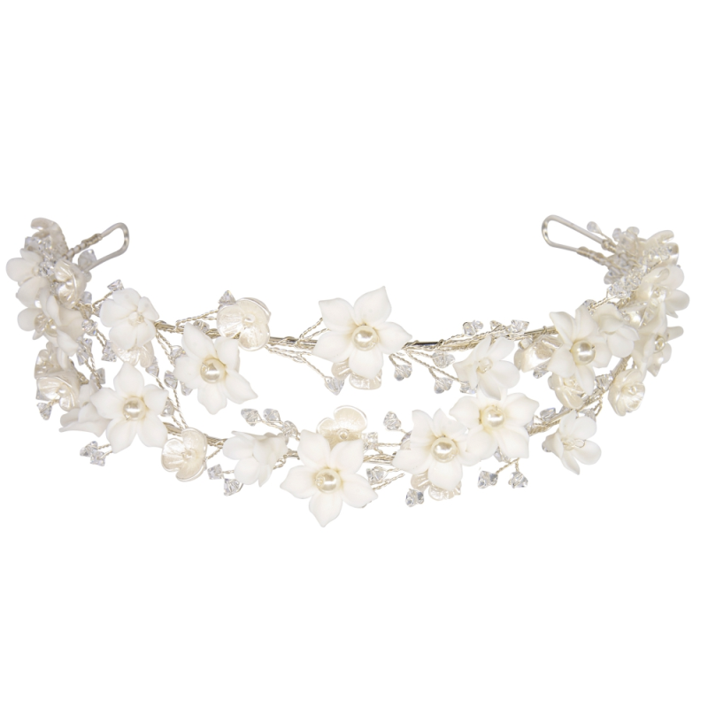 ATHENA COLLECTION - ETERNALLY CHIC HEADBAND - AHB60 SILVER