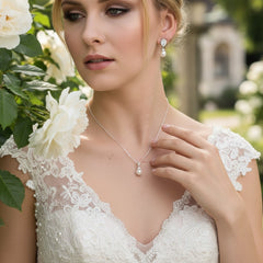 ATHENA COLLECTION - CHIC PEARL NECKLACE SET - NK122