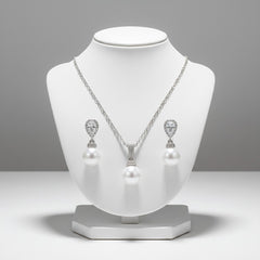 ATHENA COLLECTION - CHIC PEARL NECKLACE SET - NK122