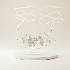 ATHENA COLLECTION - DIVINE CRYSTAL HAIR VINE - HP185 SILVER