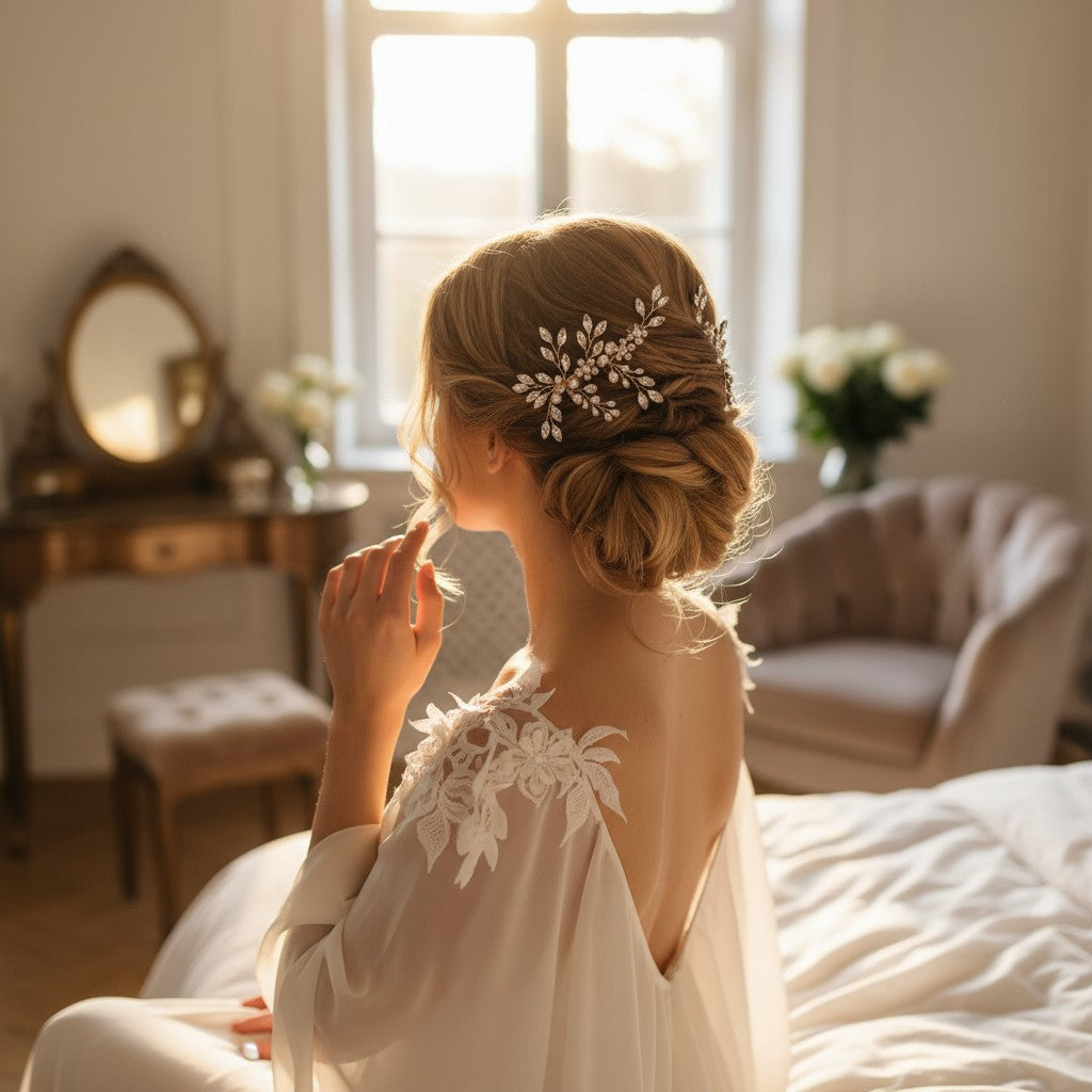 ATHENA COLLECTION - SIMPLY CHIC HAIR COMB - HC220 SILVER