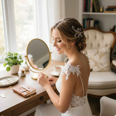 ATHENA COLLECTION - SIMPLY CHIC HAIR COMB - HC220 SILVER