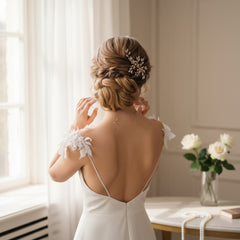 ATHENA COLLECTION - SIMPLY CHIC HAIR COMB - HC220  GOLD