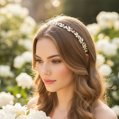 ATHENA COLLECTION - CRYSTAL CHIC HEADBAND - AHB-52 (GOLD)
