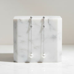 CUBIC ZIRCONIA COLLECTION - ELEGANCE DROP EARRINGS - CZER569