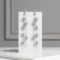 CUBIC ZIRCONIA COLLECTION - STARLET GEM EARRINGS - CZER570