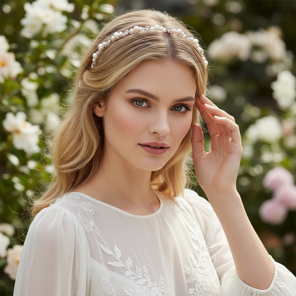 ATHENA COLLECTION - CHIC HEADBAND - AHB61 ROSE GOLD