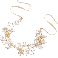 ATHENA COLLECTION - CRYSTAL ELEGANCE HAIRVINE - HP187 ROSE GOLD