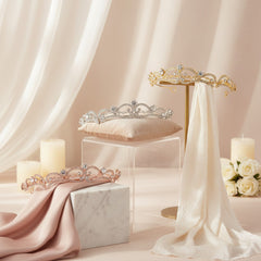 ATHENA COLLECTION - ETERNALLY CRYSTAL TIARA SET -