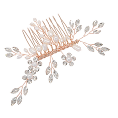 ATHENA COLLECTION - SIMPLY CHIC HAIR COMB - HC220 ROSE GOLD