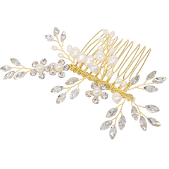 ATHENA COLLECTION - SIMPLY CHIC HAIR COMB - HC220  GOLD