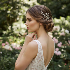 ATHENA COLLECTION - SIMPLY CHIC HAIR COMB - HC220  GOLD