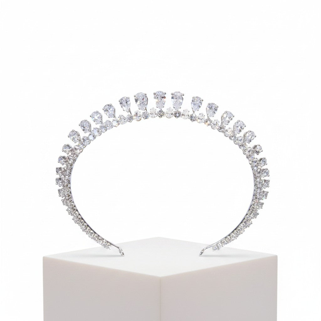 CUBIC ZIRCONIA COLLECTION - HOLLYWOOD GLAM HEADBAND - AHB106