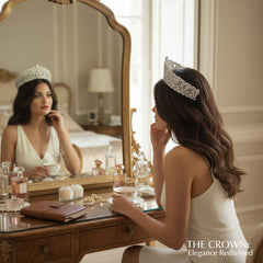 CUBIC ZIRCONIA COLLECTION - RADIANCE LUXE CROWN - AHB72