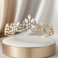 ATHENA COLLECTION - ETERNAL LUXE TIARA - AHB66 GOLD