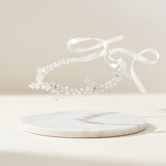 ATHENA COLLECTION - DELICATE DECO HAIR VINE  - SILVER HP190