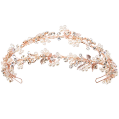 ATHENA COLLECTION - ENCHANTMENT VINE HEADBAND AHB75 ROSE GOLD