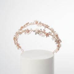 ATHENA COLLECTION - ENCHANTMENT VINE HEADBAND AHB75 ROSE GOLD