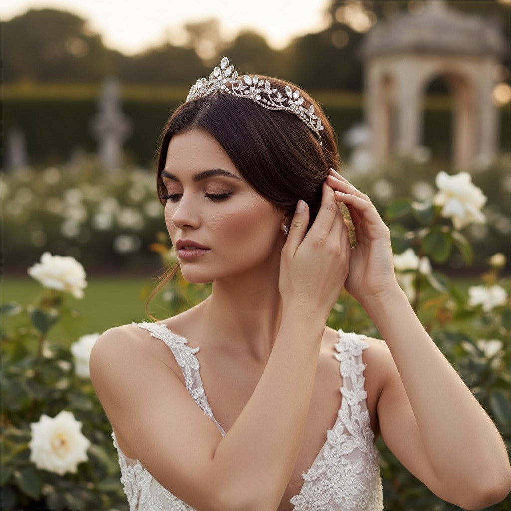 ATHENA COLLECTION - ETERNAL LUXE TIARA - AHB66 ROSE GOLD